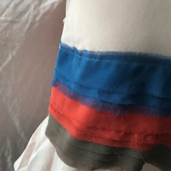 DOUBLE ZERO BLUSH PEPLUM TANK - DRESSY - SMALL - Picture 2 of 5